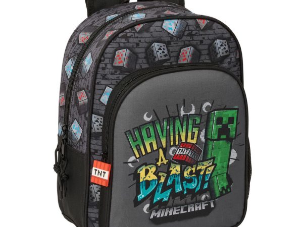 Minecraft Graffiti adaptable backpack 34cm