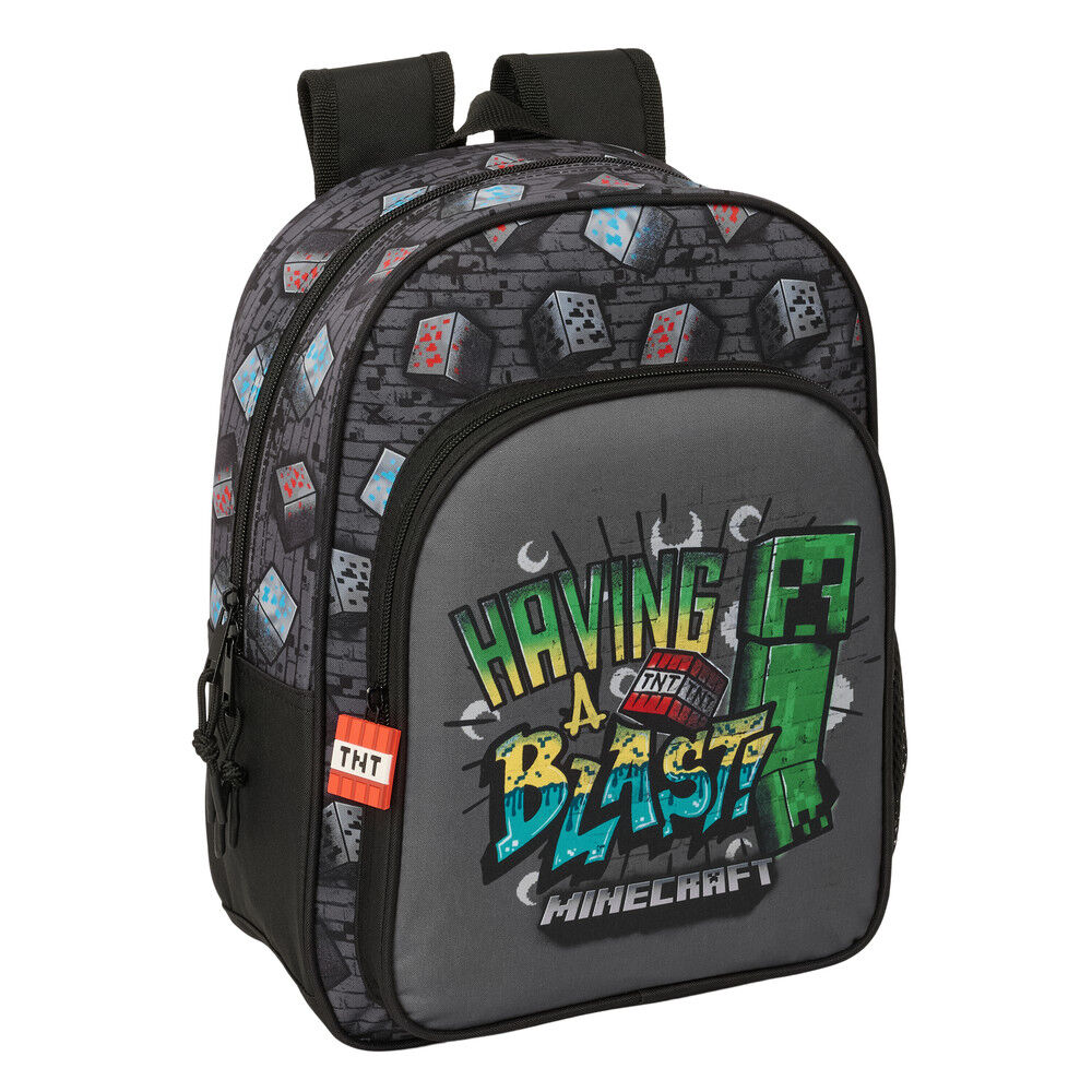 Minecraft Graffiti adaptable backpack 34cm Minecraft Graffiti adaptable backpack 34cm - Image 1