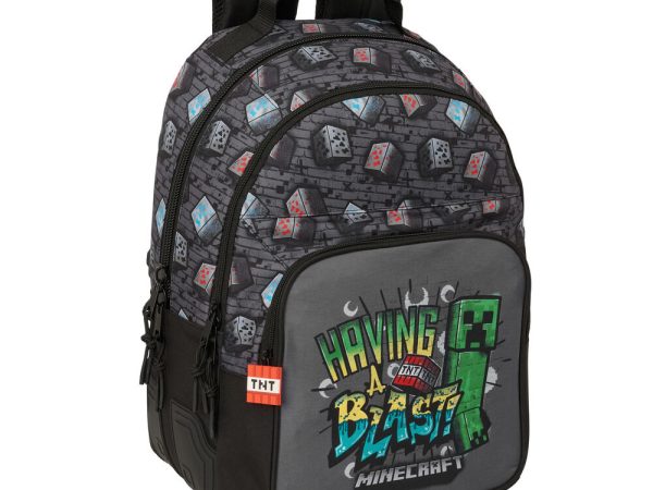 Minecraft Graffiti adaptable backpack 42cm