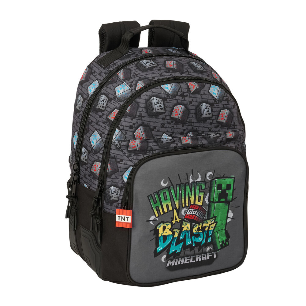 Minecraft Graffiti adaptable backpack 42cm Minecraft Graffiti adaptable backpack 42cm - Image 1