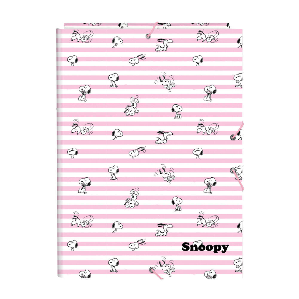 Snoopy A4 cardboard binder with flaps Snoopy A4 cardboard binder with flaps - Image 1