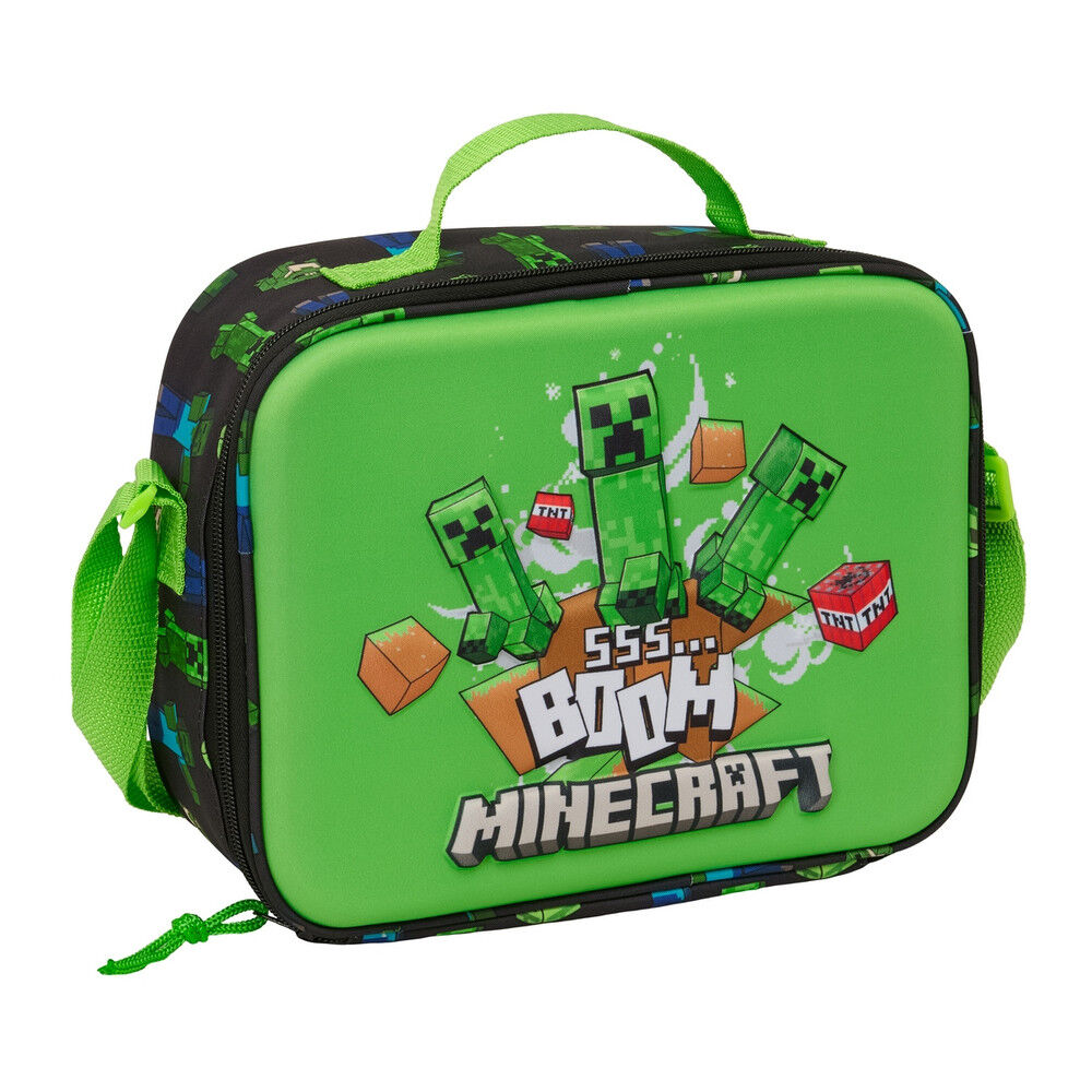Minecraft 3D thermal lunch bag Minecraft 3D thermal lunch bag - Image 1