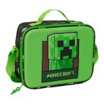 Minecraft 3D thermal lunch bag