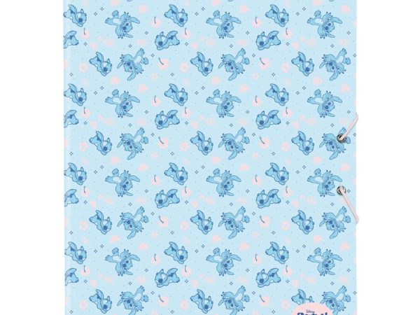 Disney Stitch Ohana A4 cardboard binder with flaps