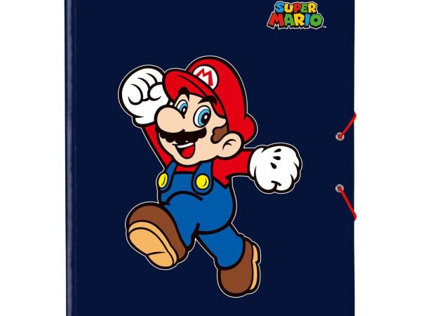 Super Mario World folio folder with 3 flaps