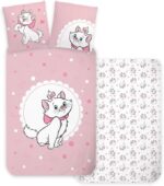 Disney Aristocats Marie Cat Βρεφικό Σετ Κρεβατιού 100x135cm + Μαξιλαροθήκη 40x60cm – 100% Βαμβάκι