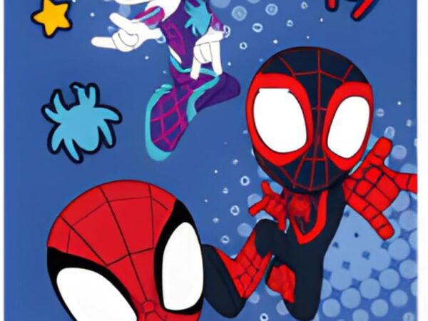 Marvel Spidey & His Amazing Friends Παιδική Πετσέτα 70x140cm 100% Βαμβάκι