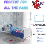 Spidey Παιδικό Σετ Κρεβατιού Junior 100x135 cm με Μαξιλαροθήκη 40x60 cm – 100% Βαμβάκι - Image 4