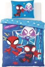 Spidey Παιδικό Σετ Κρεβατιού Junior 100x135 cm με Μαξιλαροθήκη 40x60 cm – 100% Βαμβάκι