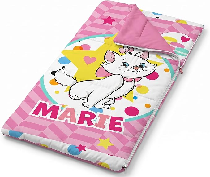 71WIC-GavSL._AC_SX679_ Παιδικός Υπνόσακος Disney Marie Cat Ροζ 70x140cm με Φερμουάρ - Image 1