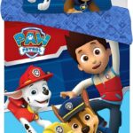 Σετ Παπλωματοθήκη Paw Patrol 100x135cm με Μαξιλαροθήκη 40x60cm – 100% Βαμβάκι