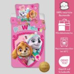 Paw Patrol Junior Βρεφικό Σετ Κρεβατιού Ροζ 100x135cm + Μαξιλαροθήκη 40x60cm – 100% Βαμβάκι - Image 4