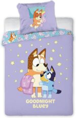 Σετ Παπλωματοθήκη Bluey παιδικό κρεβάτι 100x135cm με Μαξιλαροθήκη 40x60cm – 100% Βαμβάκι - Image 2
