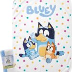 Bluey Κουβέρτα Fleece 100x150cm – Ultra Soft Microflannel, Ζεστή & Απαλή