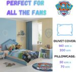 Paw Patrol Παιδικό Σετ Κλινοσκεπασμάτων 140x200cm & Μαξιλαροθήκη 50x70cm – 100% Βαμβάκι - Image 6