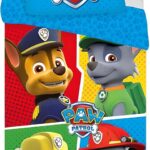 Paw Patrol Junior Βρεφικό Σετ Κρεβατιού 100x135cm + Μαξιλαροθήκη 40x60cm – 100% Βαμβάκι