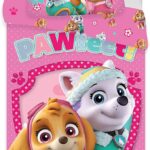 Paw Patrol Junior Βρεφικό Σετ Κρεβατιού Ροζ 100x135cm + Μαξιλαροθήκη 40x60cm – 100% Βαμβάκι