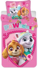 Paw Patrol Junior Βρεφικό Σετ Κρεβατιού Ροζ 100x135cm + Μαξιλαροθήκη 40x60cm – 100% Βαμβάκι
