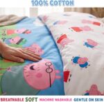 Peppa Pig Παιδικό Σετ Κλινοσκεπασμάτων 140x200cm & Μαξιλαροθήκη 50x70cm – 100% Βαμβάκι - Image 5