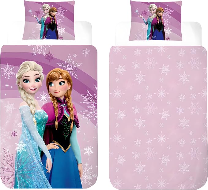 81eP5pGnUkL._AC_SX679_ Disney Frozen Παιδικό Σετ Κλινοσκεπασμάτων 100x135cm & Μαξιλαροθήκη 40x60cm – 100% Βαμβάκι - Image 1