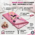 Παιδικός Υπνόσακος Disney Minnie Mouse Ροζ 70x140cm με Φερμουάρ - Image 3