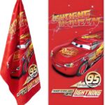 Πετσέτα Θαλάσσης Cars McQueen 70x140cm – 100% Βαμβάκι