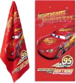 Πετσέτα Θαλάσσης Cars McQueen 70x140cm – 100% Βαμβάκι