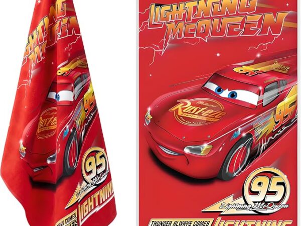 Πετσέτα Θαλάσσης Cars McQueen 70x140cm – 100% Βαμβάκι