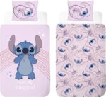 Disney Stitch & Angel Βρεφικό Σετ Παπλωματοθήκη  & Μαξιλαροθήκη
