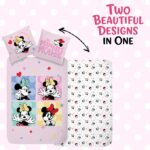 Σετ Παπλωματοθήκη Minnie Mouse 100x135cm με Μαξιλαροθήκη 40x60cm – 100% Βαμβάκι - Image 6