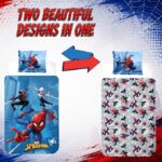 Παιδικό Παπλωματοθήκη Σετ Spiderman Marvel Μονή 140x200cm με Μαξιλαροθήκη 50x70cm - Image 3