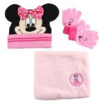 Minnie Σετ Σκούφος, Γάντια & Λαιμός