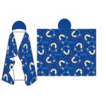 Sonic Κουβέρτα Fleece με Κουκούλα 120×150 cm