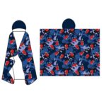 Spiderman Κουβέρτα Fleece με Κουκούλα 120×150 cm