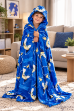 Sonic Κουβέρτα Fleece με Κουκούλα 120×150 cm - Image 4