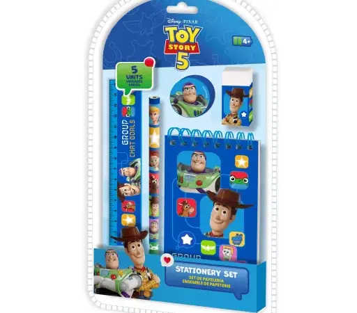 Disney Toy Story Playtime Σετ Γραφικής Ύλης 5 Τεμαχίων