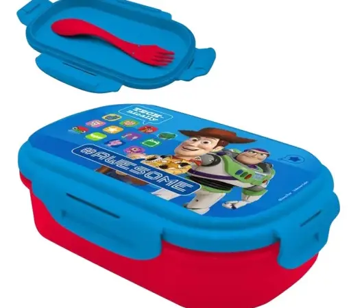 Disney Toy Story Παιδικό Δοχείο Φαγητού με Μαχαιροπίρουνα