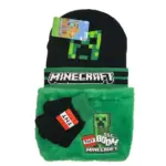 Minecraft Παιδικό Σετ Σκούφος, Κασκόλ & Γάντια Boom Deluxe