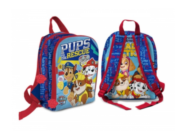 Paw Patrol Παιδικό Σακίδιο Πλάτης – Κόκκινο & Μπλε