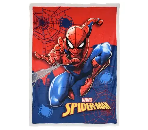 Marvel Spider-Man Action Κουβέρτα Sherpa 140x190 cm